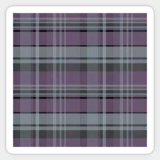 Grunge Aesthetic Iona 2 Hand Drawn Textured Plaid Pattern Sticker